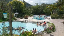 Picture in the Papallacta Thermal Pools