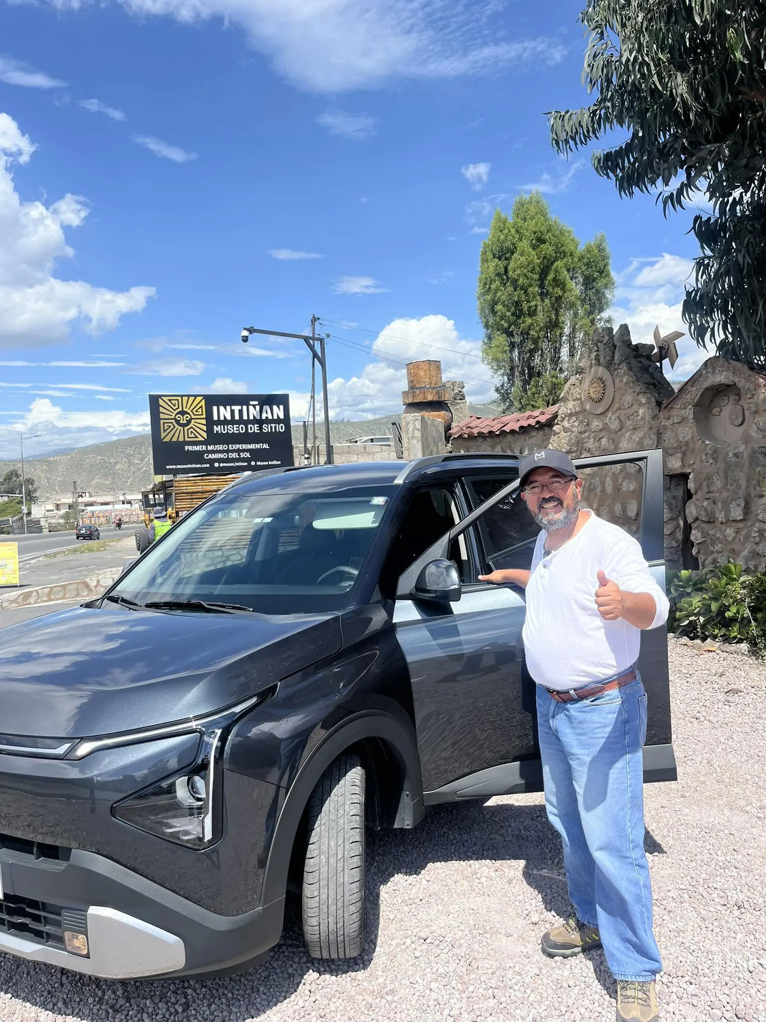 Marco Herrera with private transportation for international visitors in Quito Ecuador
