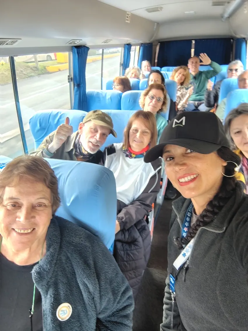 Part of the Marco Team Jaqueline tour guide in Ecuador